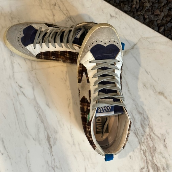 Authentic GOLDEN GOOSE MIDSTAR  Mid top  Sneakers Made with fine materials s 37. - Picture 9 of 13